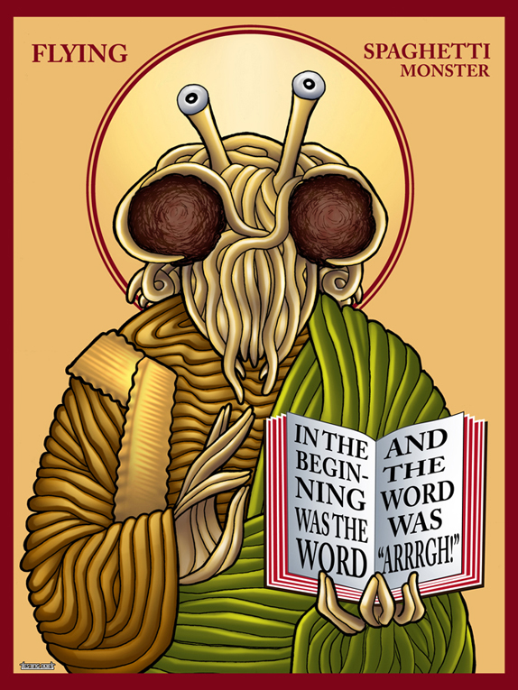 Fliegendes Spaghetti Monster Predigt - Am Anfang war das ARRRG
