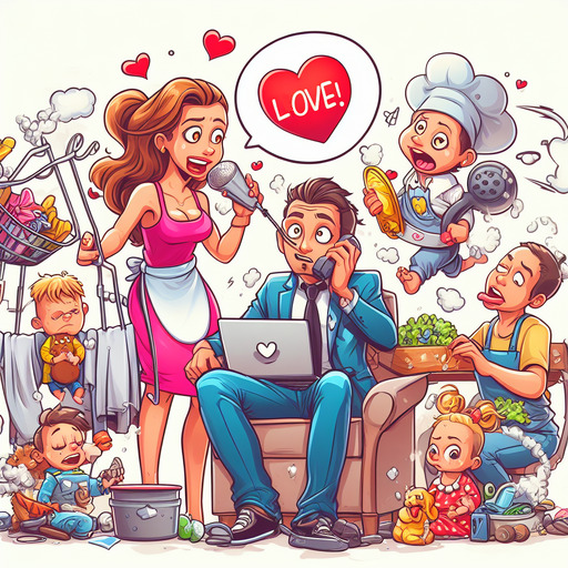 Liebe zwischen Arbeit Haushalt und Familie