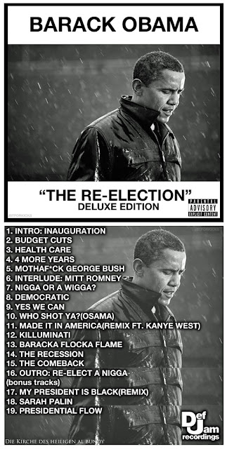 Musik CD Cover mit Obama - Obamas beste Sprüche