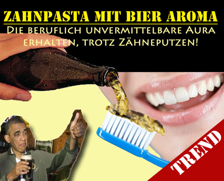 Trend: Zahnpasta mit Bier Aroma Technik | Die Kirche des heiligen Al Bundy 20. März 2018 6