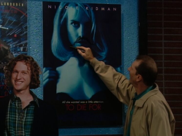 Al Bundy malt Nicole Kidman Plakat Bart an