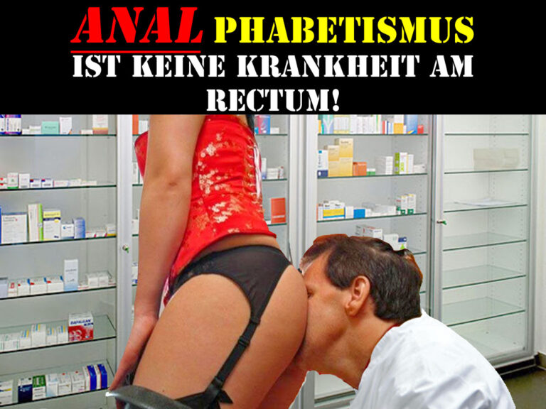 Analphabetismus ist keine Krankheit am Rectum! Krank | Die Kirche des heiligen Al Bundy 11. April 2017 2