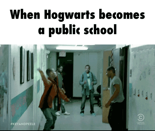 Spassbild wenn Hogwarts eine oeffentliche Realschule waere Halbwahrheit Halbwahrheit