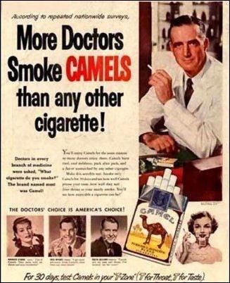Vintage Humor Zigarettenwerbung als Rauchen noch gut war 5